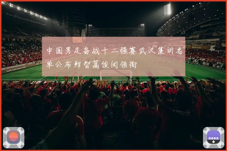 中国男足备战十二强赛武汉集训名单公布郑智蒿俊闵领衔