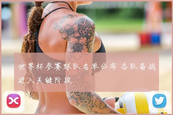 世界杯参赛球队名单公布 各队备战进入关键阶段
